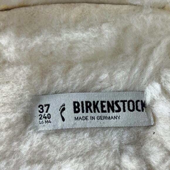 Birkenstock Arizona Shearling-Lined Suede Sandals Size 6 - Picture 12 of 12